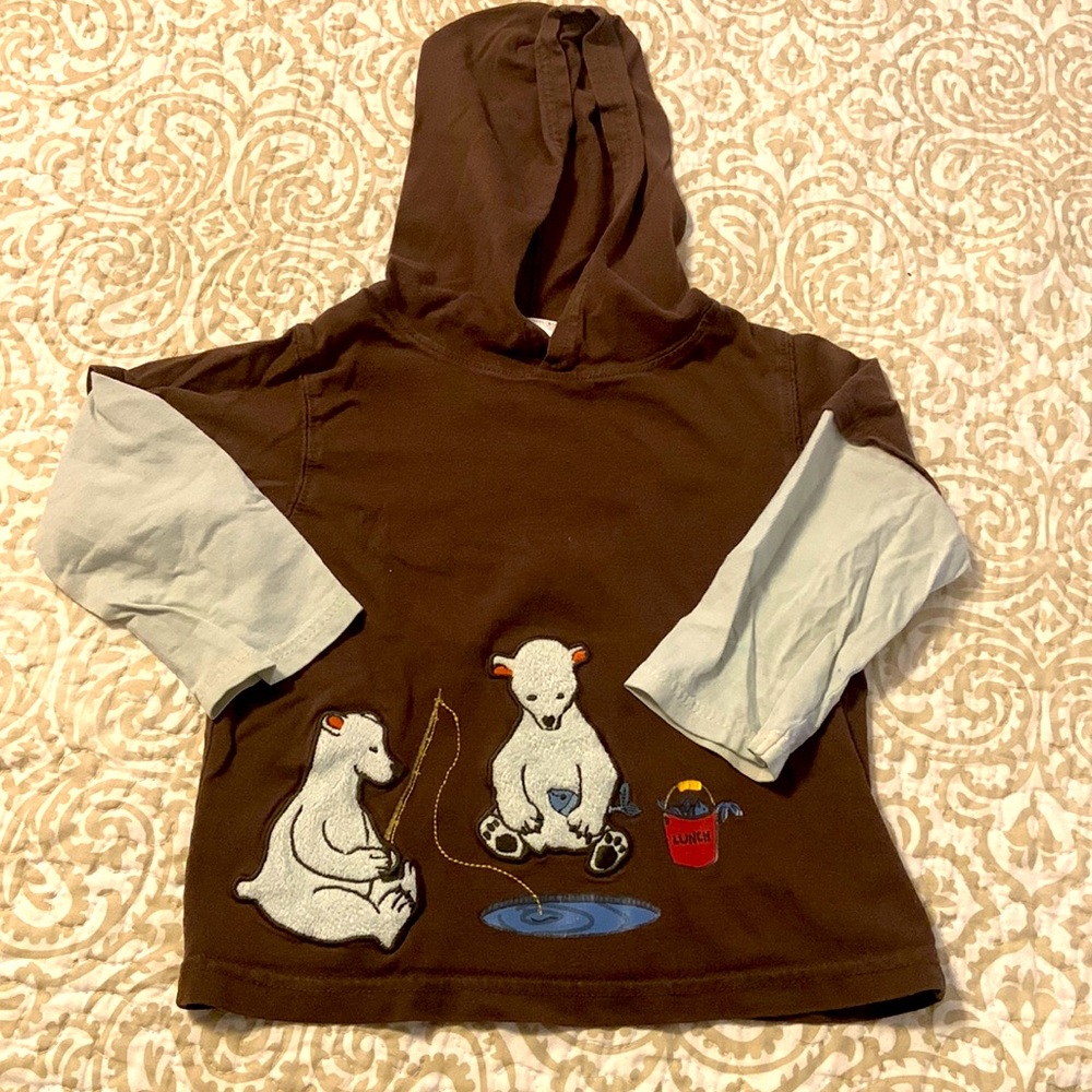 Gymboree hoodie t-shirt — long sleeve — 2T